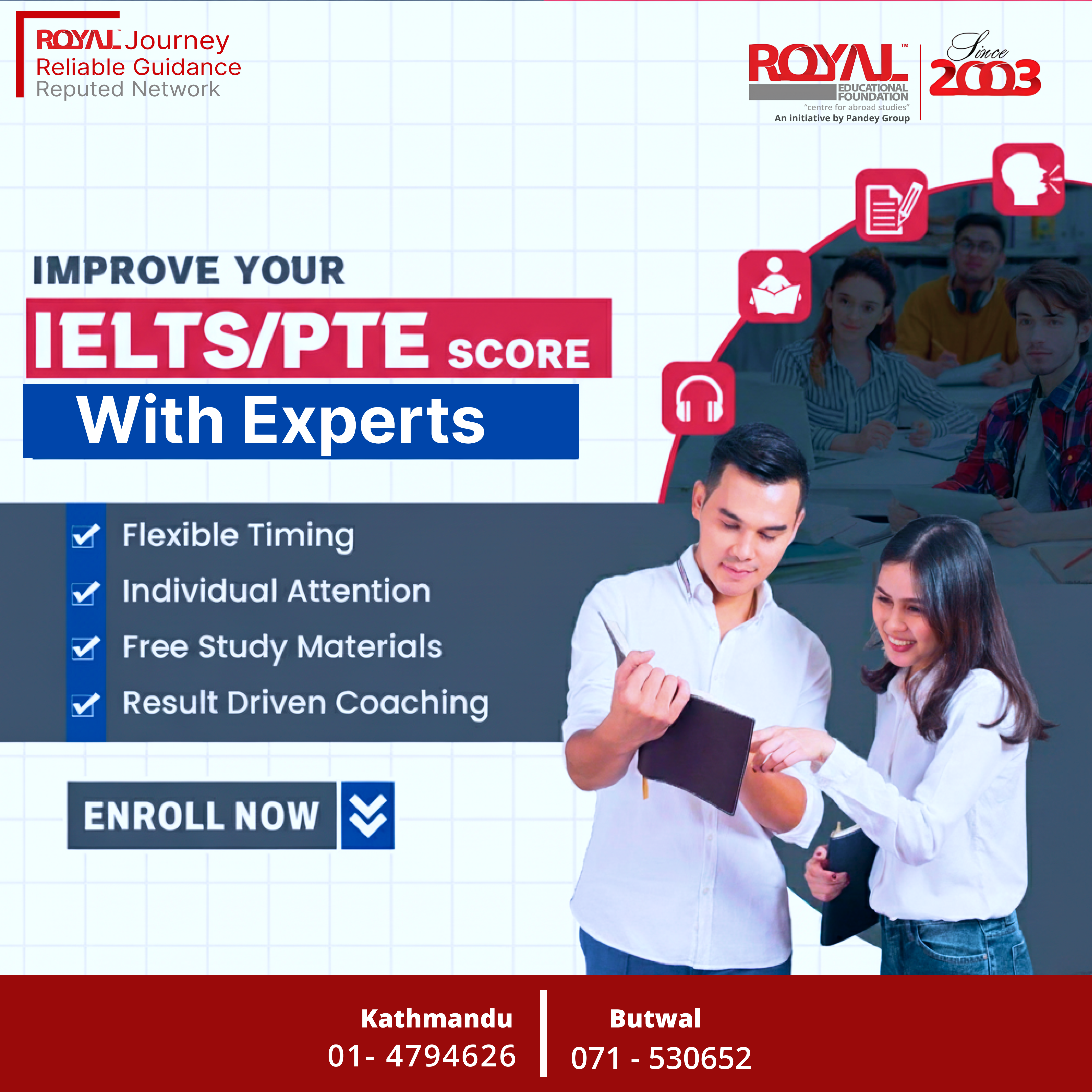 IELTS/PTE